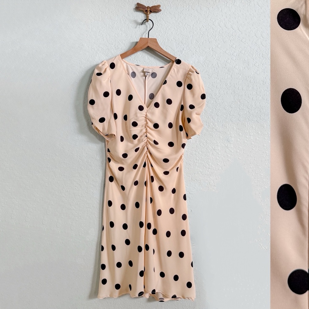 NWOT•A New Day•Retro Polkadot Midi Dress•Size Medium